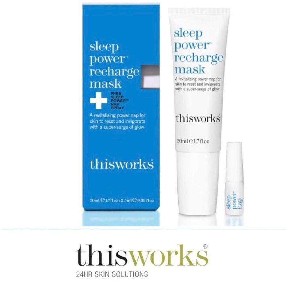 THIS WORKS - NWT - Sleep Power Recharge Mask with Free Sleep Power Nap Spray